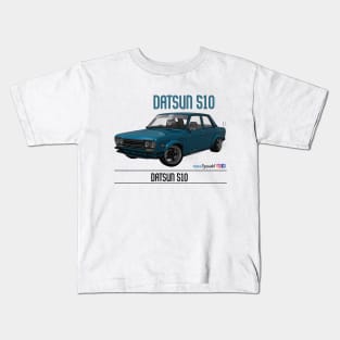 Datsun 510 Baby Blue Kids T-Shirt